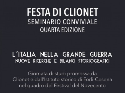 Quarta Festa di Clionet. L'Italia nella Grande Guerra